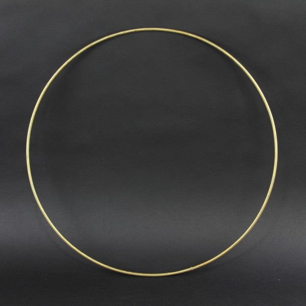 18"ALUMINUM HOOP GOLD LEAF