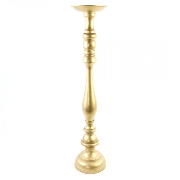 30"AL.GLD CANDLE STAND