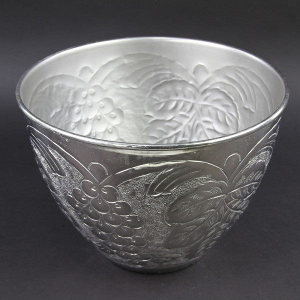 12"X9.5"RND EMBSD BOWL AL.NKL
