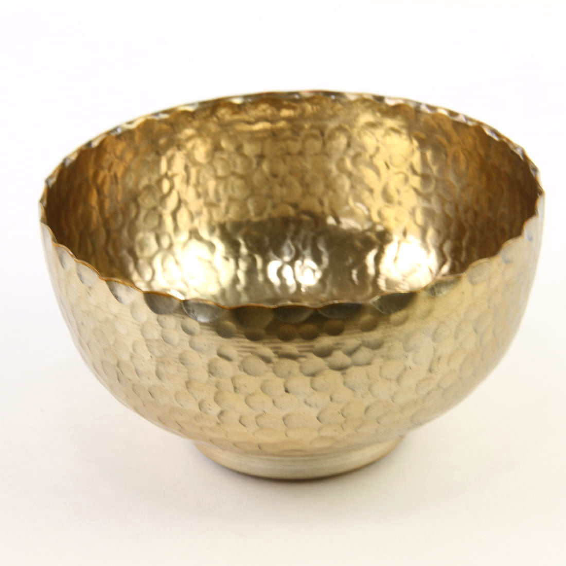 6"X3.5"ALM.GLD HMRD BOWL