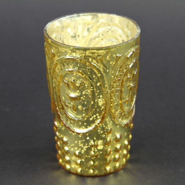 FLEUR DE LIS VOTIVE CUP GOLD
