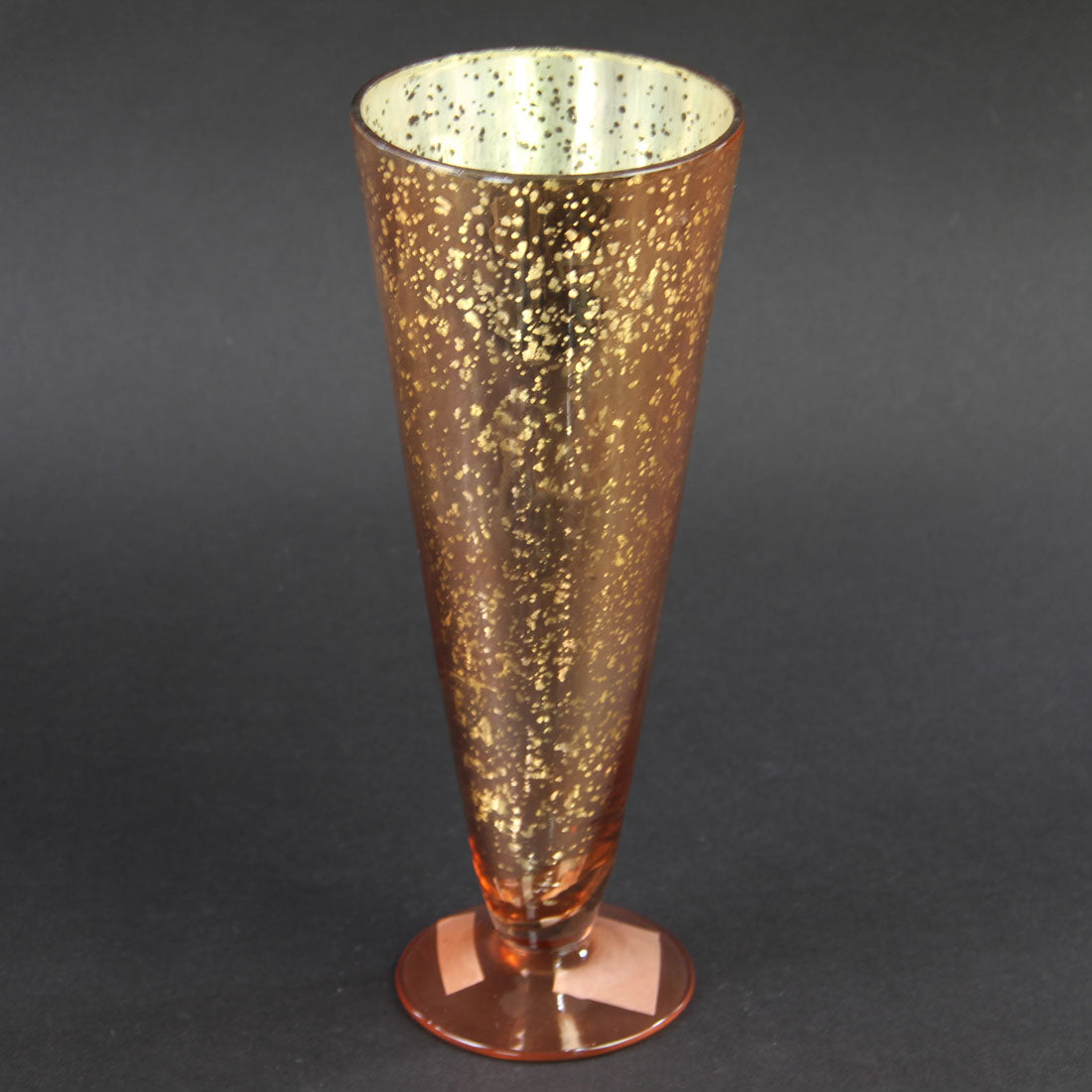 9.5"X4"MERC.PILSNER VASE A25