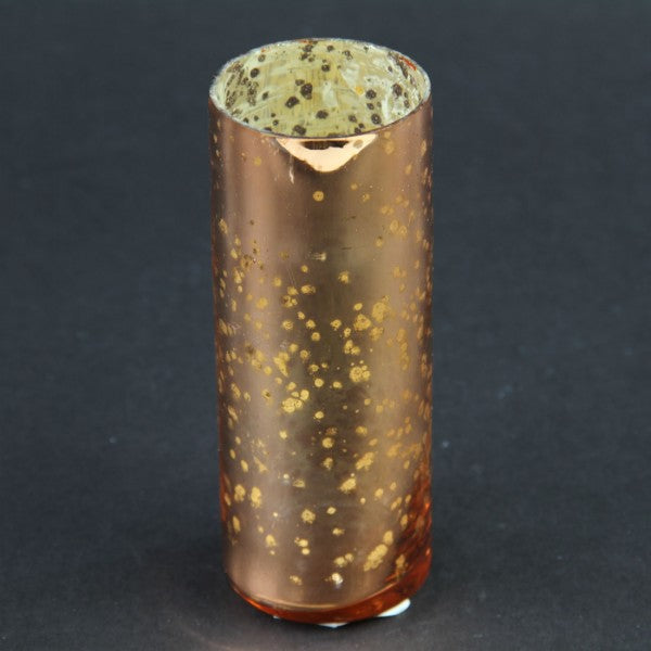 5"X2"GLSS MCY.COPPER BUD VASE