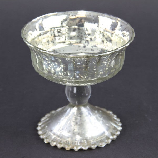 GLASS PEDESTAL BOWL