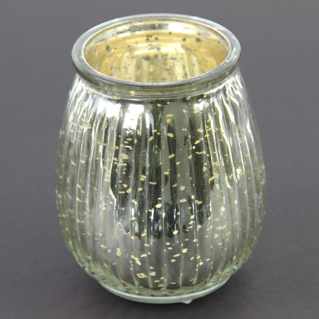 4.5"X3.5"ANTQ.SILVER VOTIVE