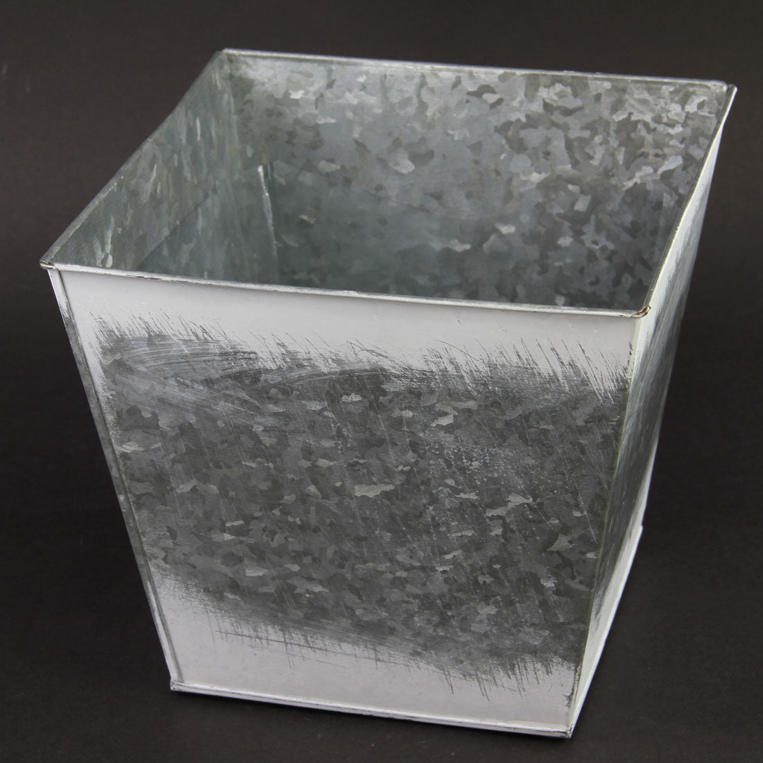 8.5"GALV.SQUARE POT COVER M25