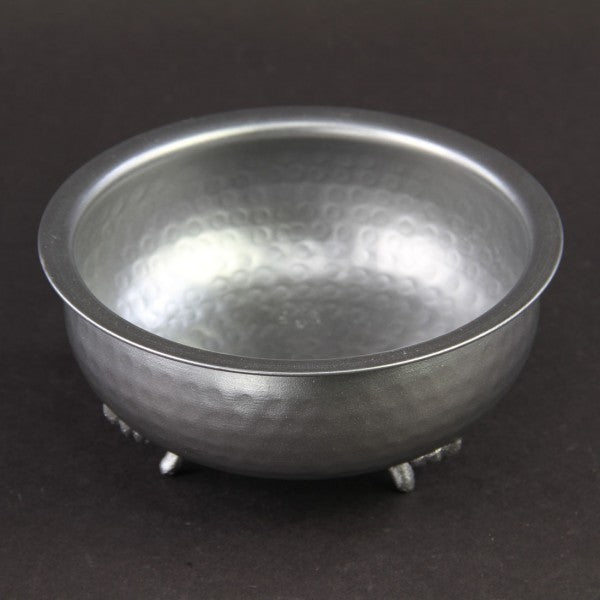 6"IRON FOOTED SILVER BOWL