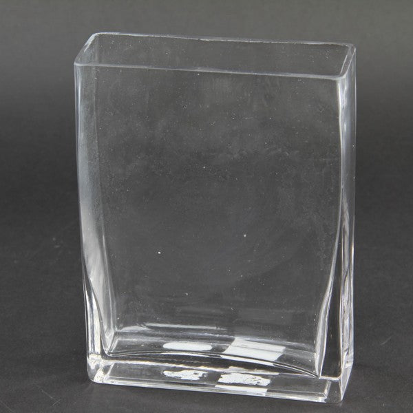 6"X2"X8"RECT.VASE X1