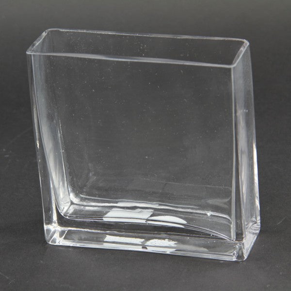 6"X2"X6"RECT.VASE X1
