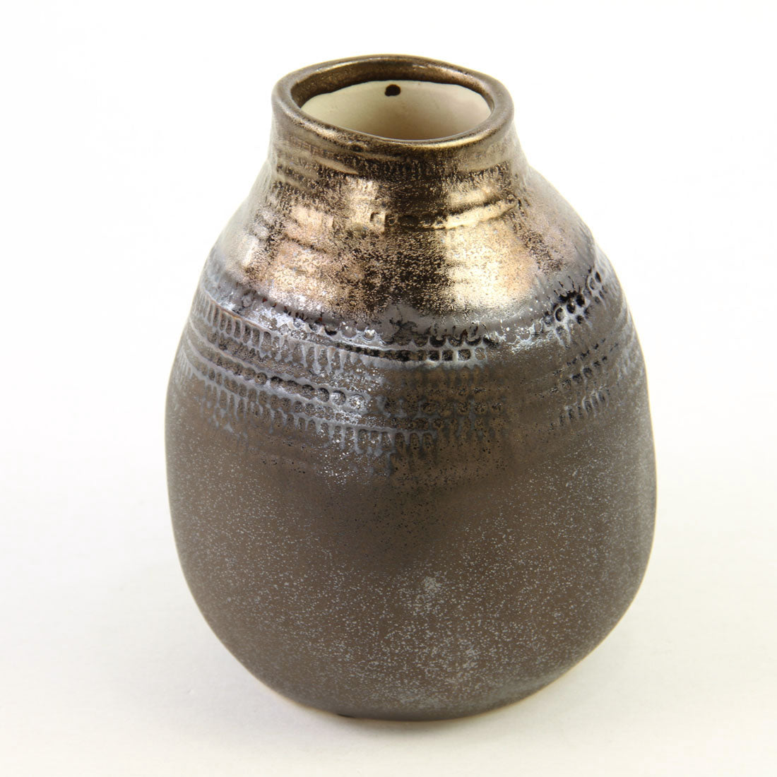 6"X4.5"EARTHWARE VASE A25