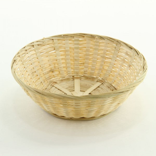 9"X3" BAMBOO BASKET