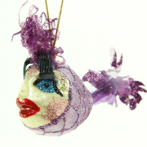 SMALL KISSING FISH PURPLE A4