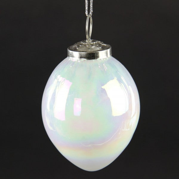 3.5"PEARL ORNA WHITE
