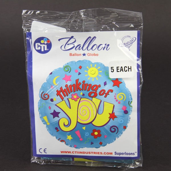 THINKING OF YOU MYLAR X5