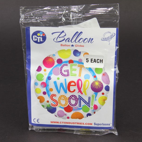 GET WELL SOON! MYLAR X5