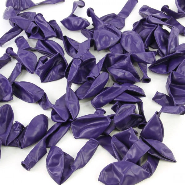 12" LATEX BALLOON 100 BALLOONS PER PACKAGE PURPLE
