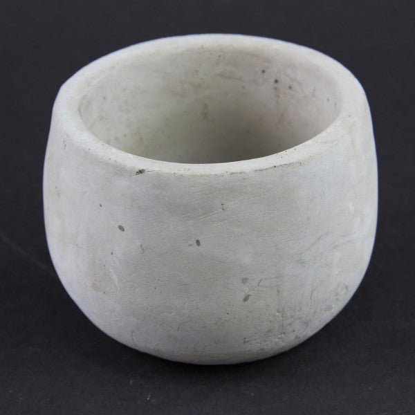 3.75"RND WIDE CONCRETE PLNTR
