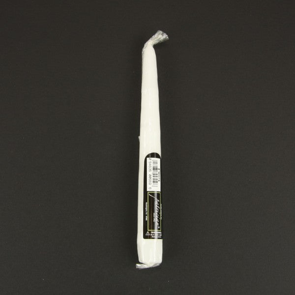 8" TAPER CANDLE X 12  WHITE