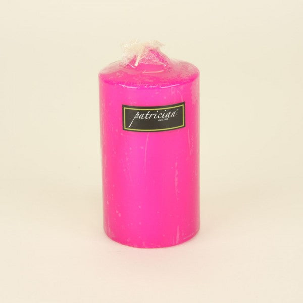 3"X6"PILLAR UNSCENT X1 BERRY