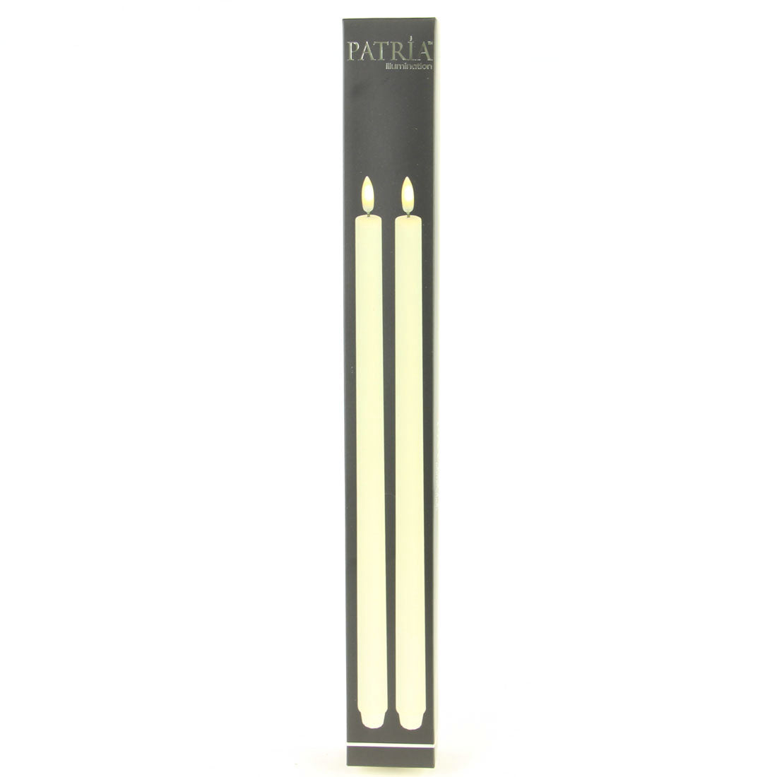 18"PATRIA TAPER IVORY 1/BX