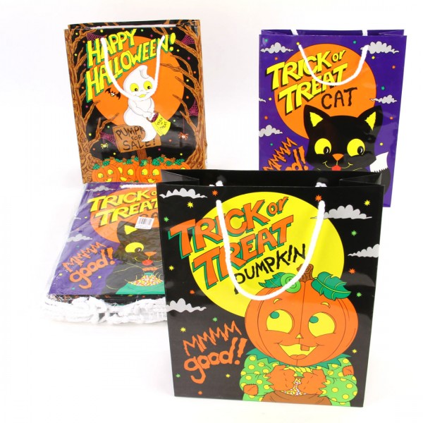 PAPER BAG X12 HALLOWEEN A6
