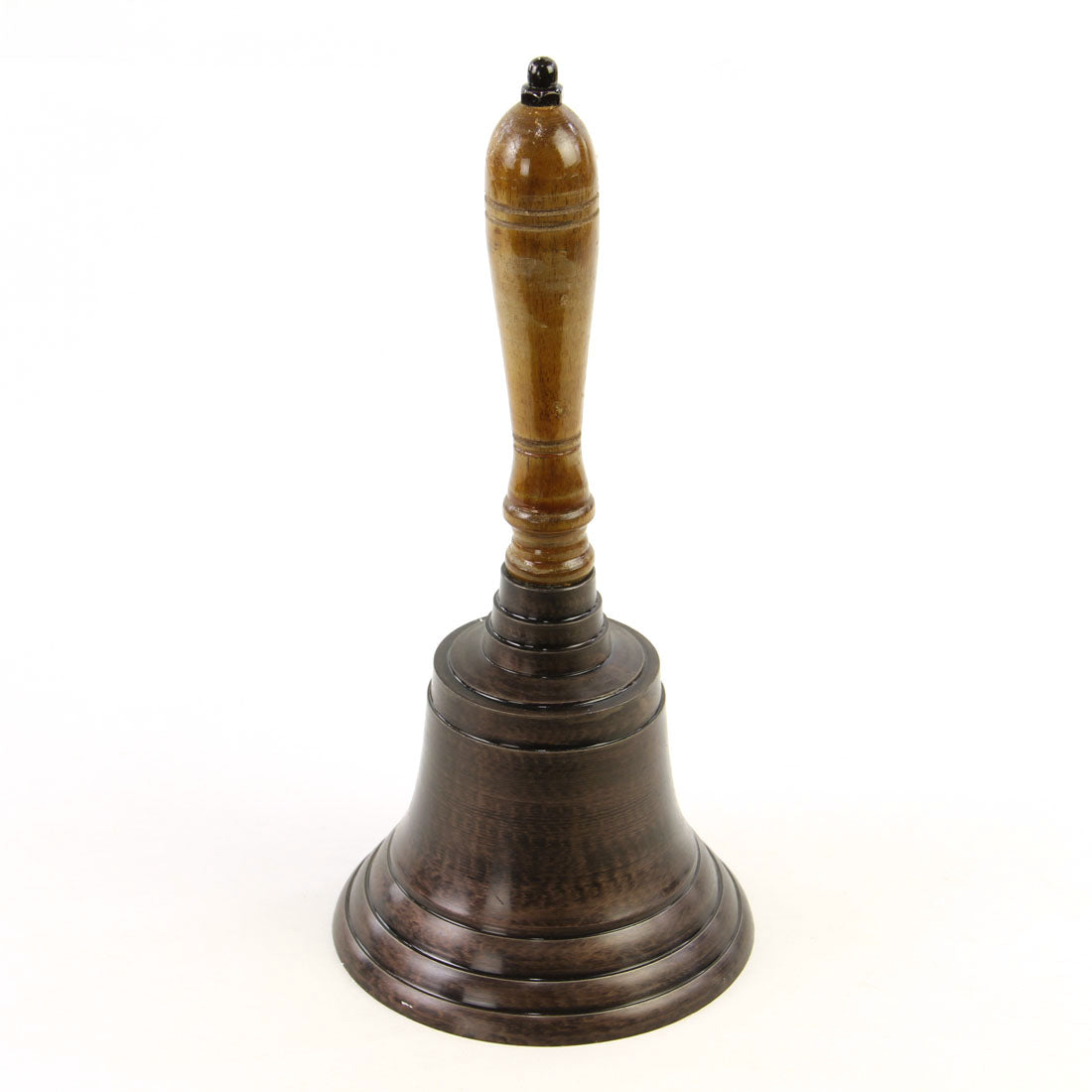 12"X6"ALUM/WOOD HAND BELL
