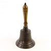 12"X6"ALUM/WOOD HAND BELL