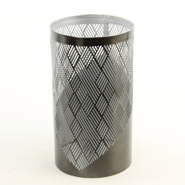 9"MTL CANDLE HLDR S2 M25