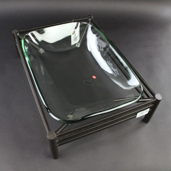 19"X6"MTL GLASS BOWL