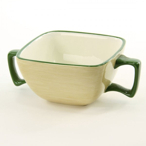 5.5"SQ.BOWL HANDL GRN CLR M25