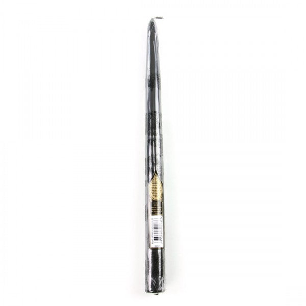 12"TAPER CANDLE 12PC/BX BLACK