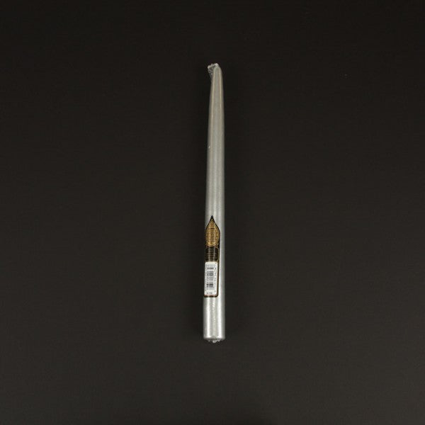 12"TAPER CANDLE 12PC/BX SILVER