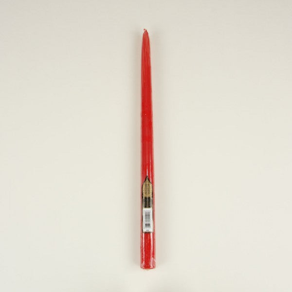 15" TAPER CANDLE 12/BX RED