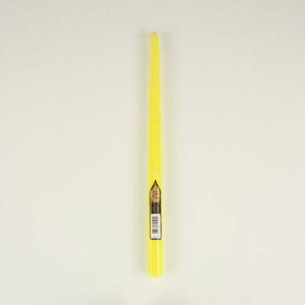 15" TAPER CANDLE 12/BX YELLOW
