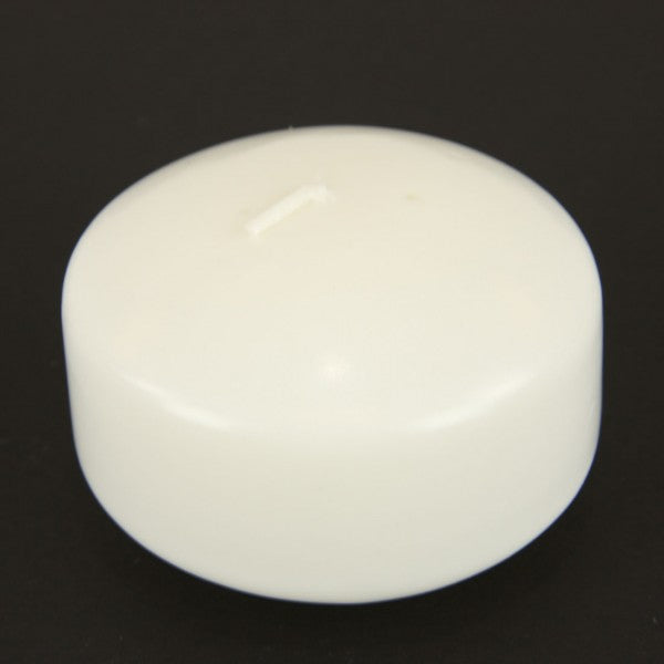 3" DISC FLOAT CANDLE X 1 WHITE