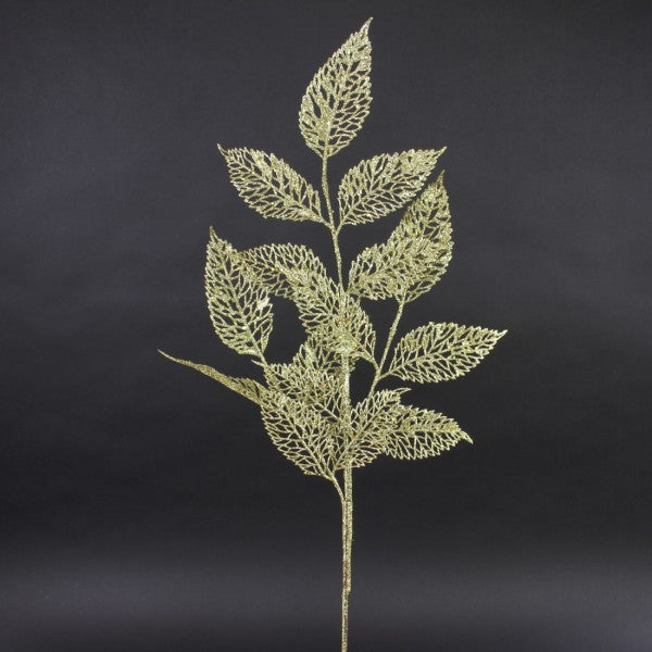 34"GLIT.LEAF SPRAY GOLD