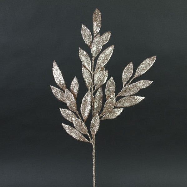 24"GLIT.LAUREL LEAF SPRAY