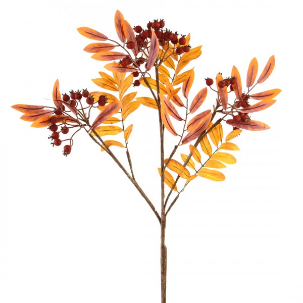29"BERRY LEAF SPRAY ORANGE