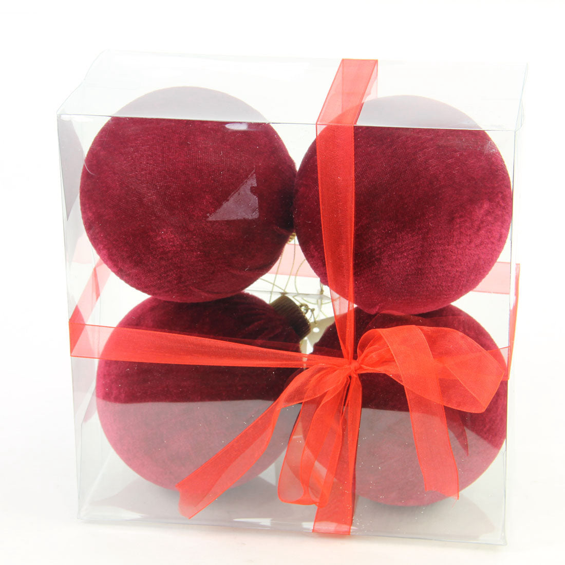 5"WINE VELVET BALL 4/BX BURGUN