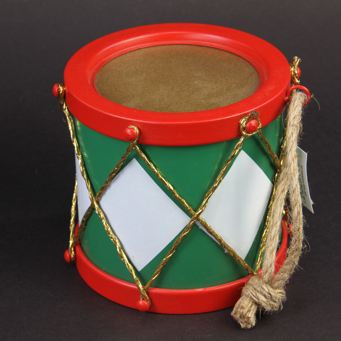 6" DRUM RED/GREEN/WHITE