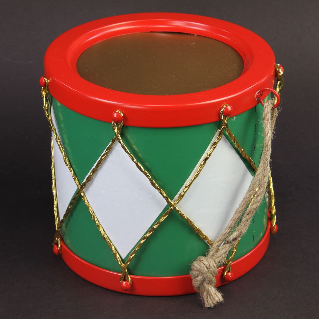 8" DRUM RED/GREEN/WHITE