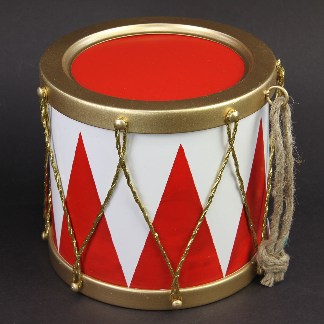 8" DRUM RED/WHITE