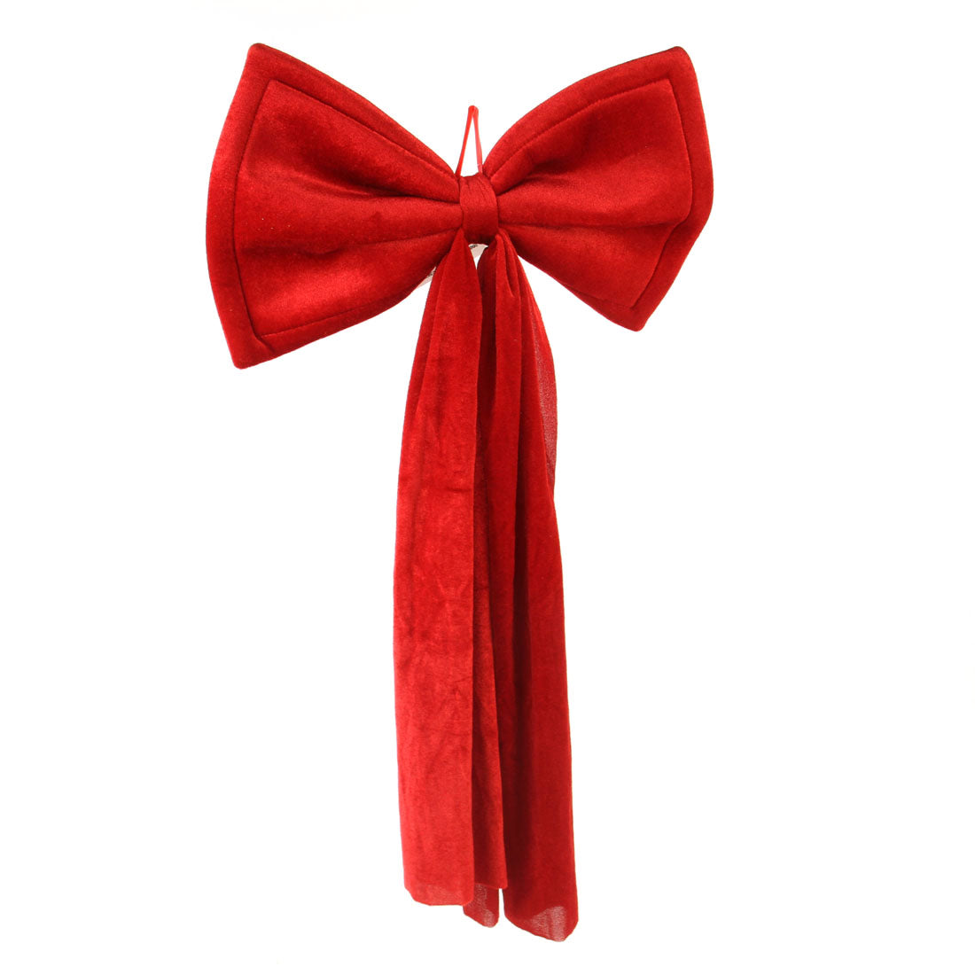 15.75"X23.62"VELVET BOW RED