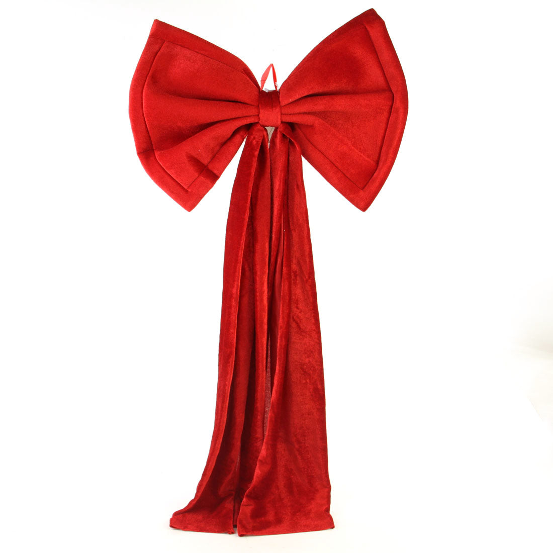 19.69"X35.43"VELVET BOW RED