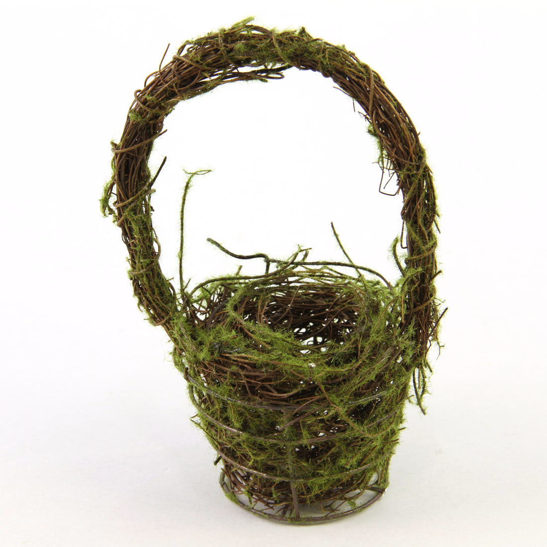 6"ROUND TWIG BASKET NATURAL