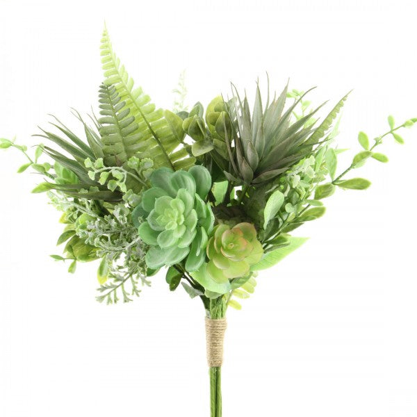 16"SUCCULENT/GRASS BOUQUET