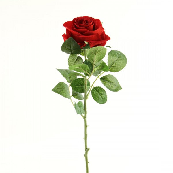 22"VLVT ROSE STEM