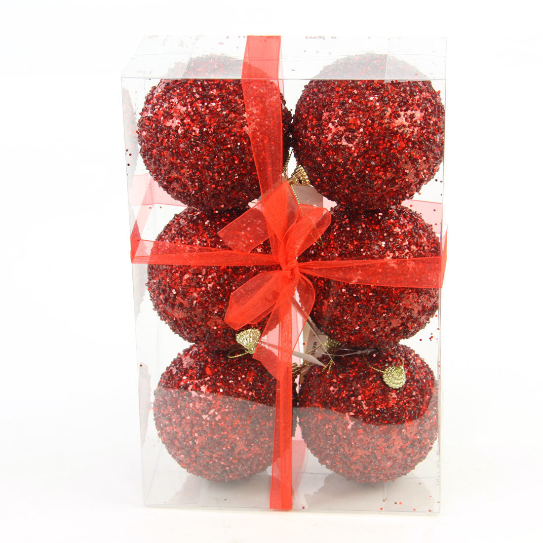 3.94"BALL ORN 6/BX RED