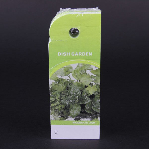 5.25"DISH GARDEN TRIM CARE TAG