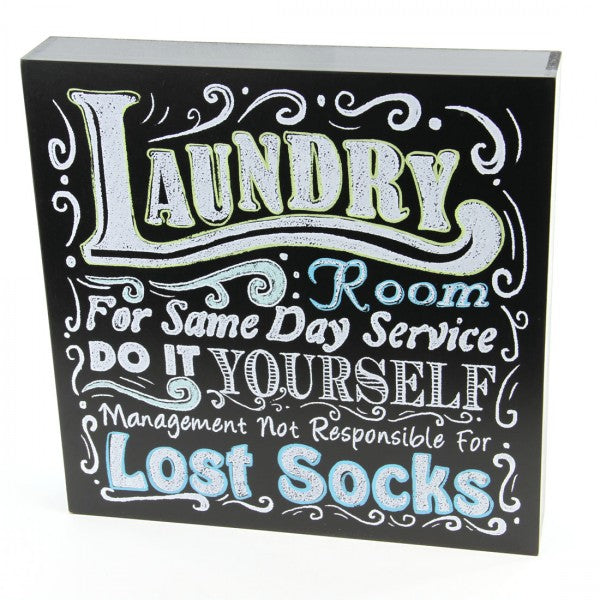 CHALKBOARD ART LAUNDRY BOX